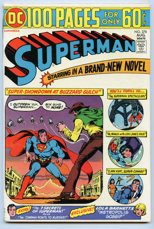 Superman 278 (Aug 1974) FI/VF (7.0)