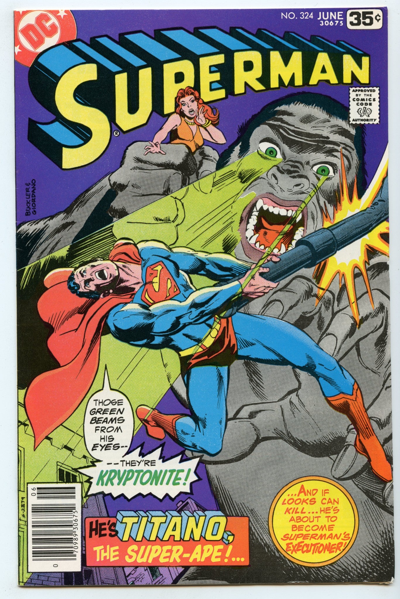 Superman 324 (Jun 1978) VF+ (8.5)