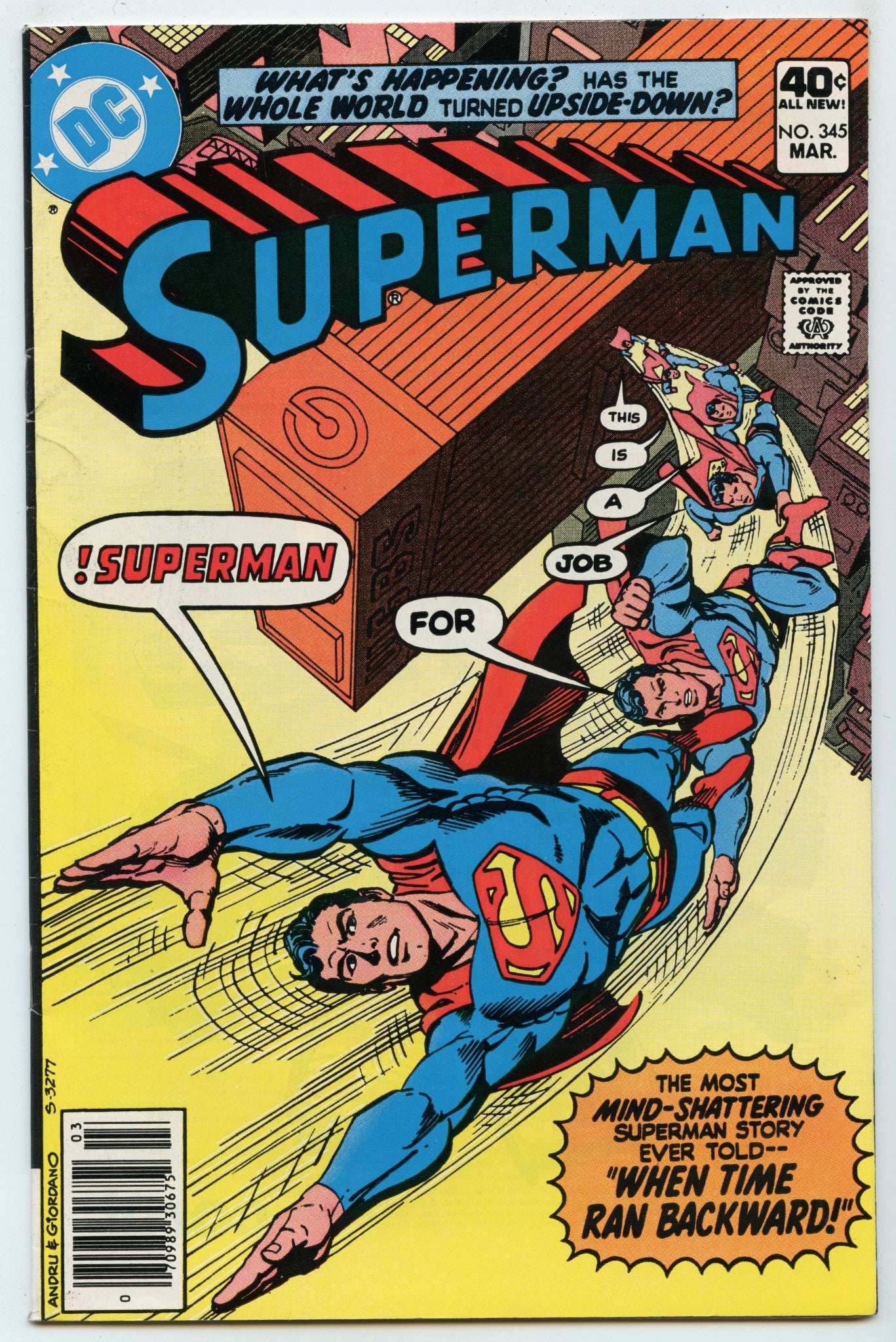 Superman 345 (Mar 1980) VF- (7.5)