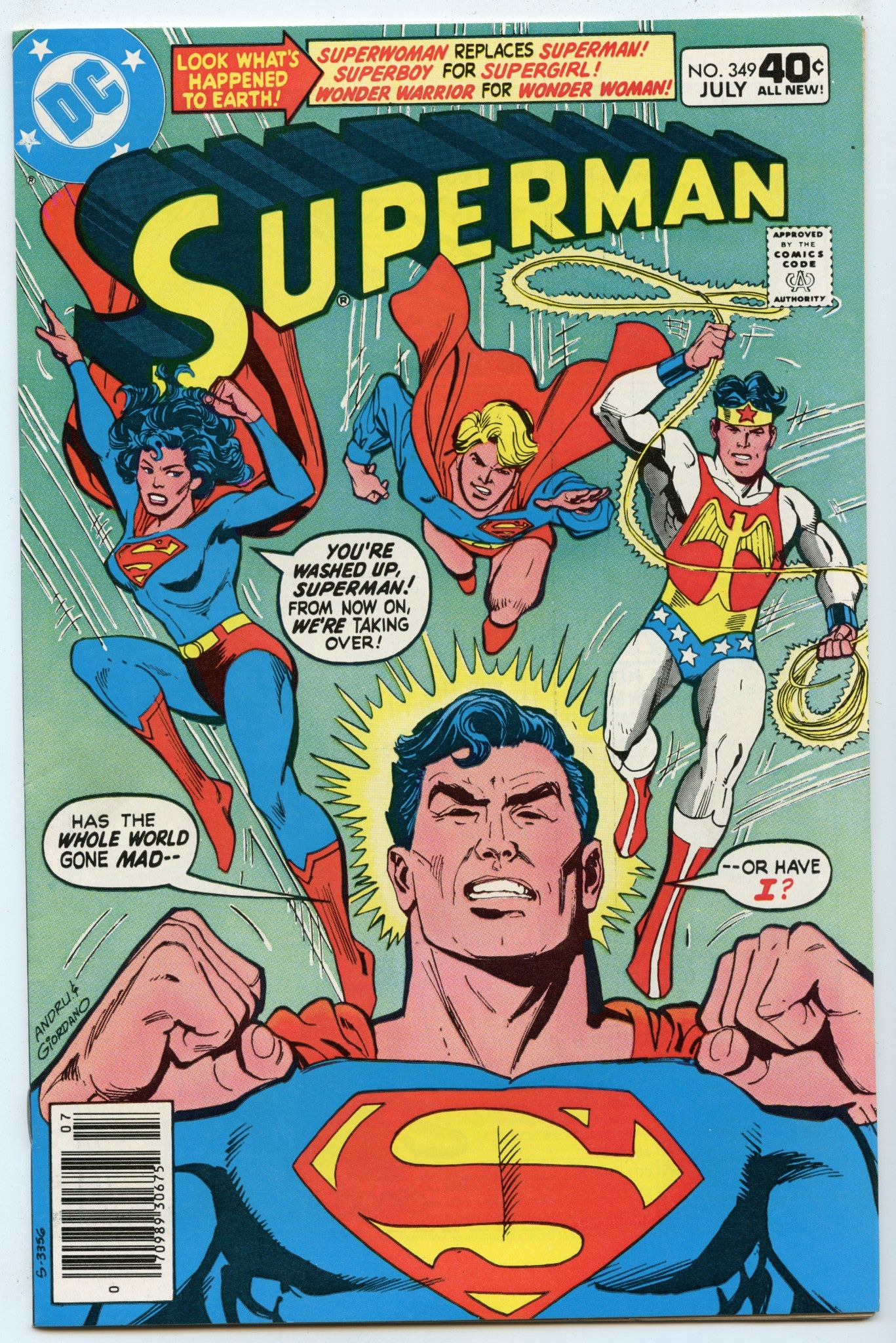 Superman 349 (Jul 1980) VF/NM (9.0)