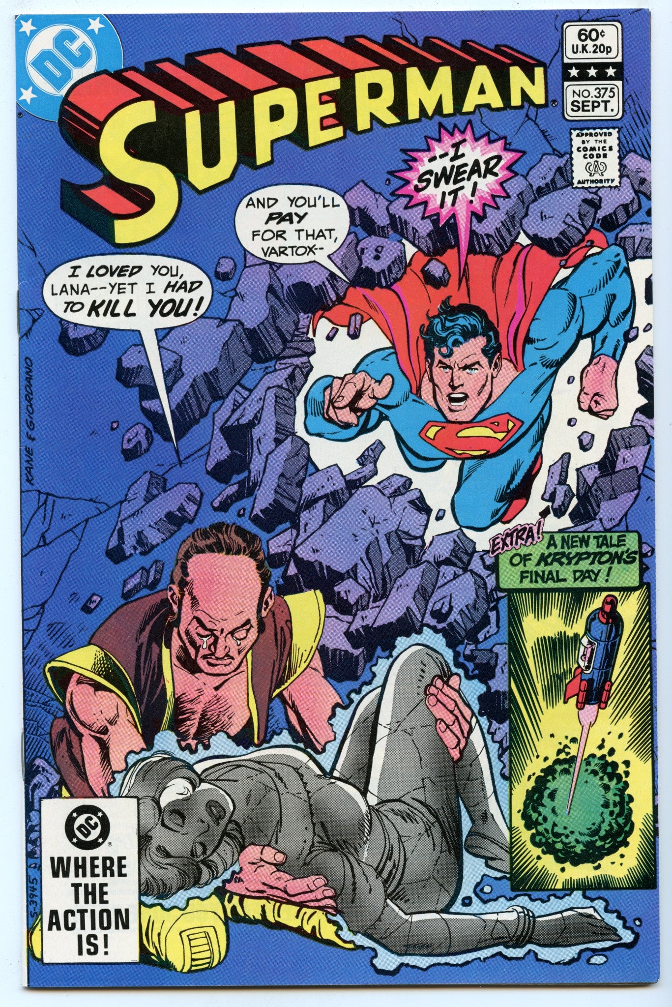 Superman 375 (Sep 1982) NM- (9.2)