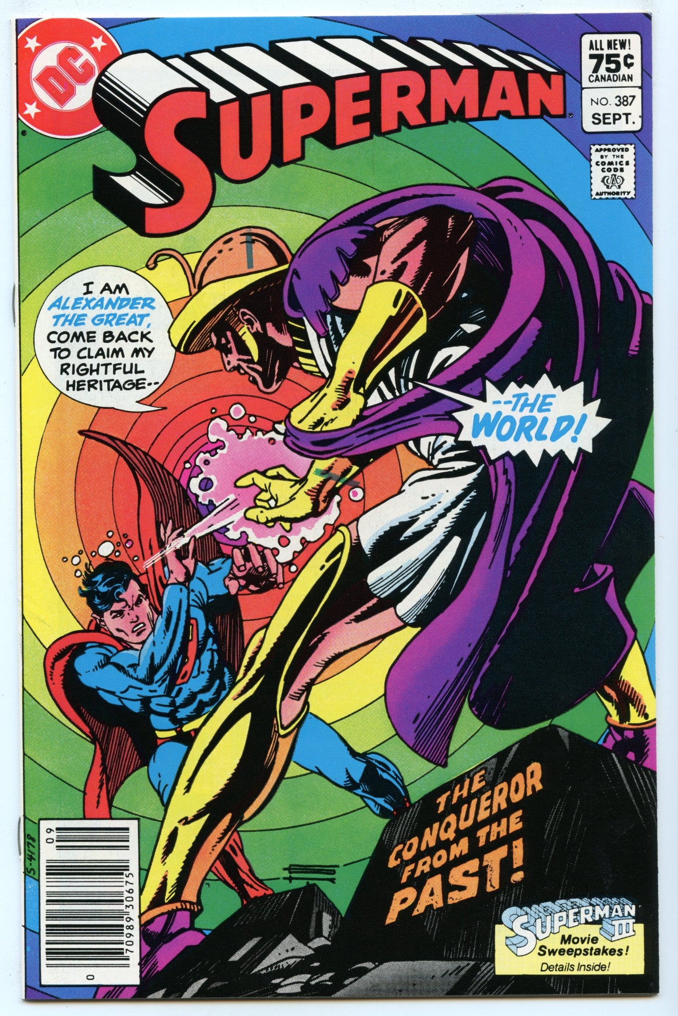 Superman 387 (Sep 1983) NM- (9.2) - CDN Price Variant