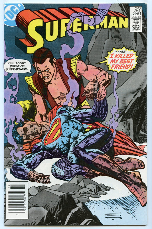 Superman 390 (Dec 1983) NM- (9.2) - CDN Price Variant