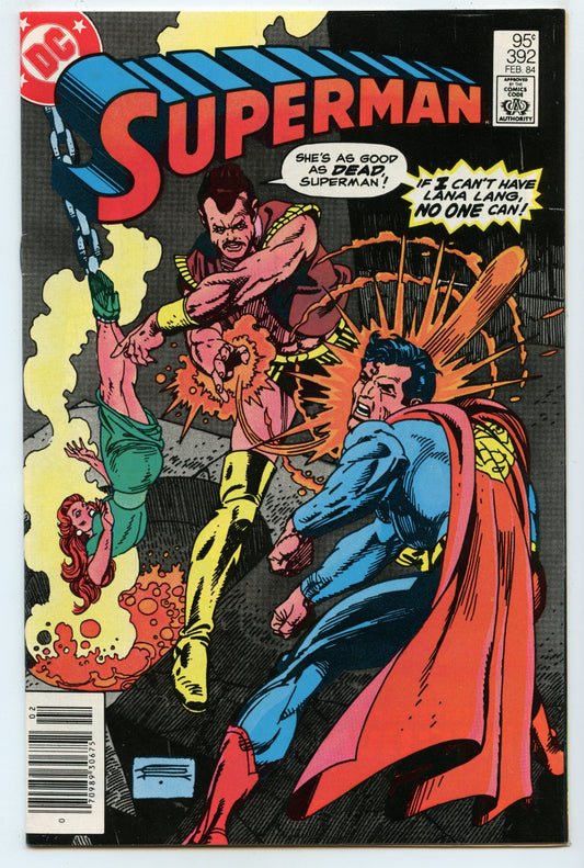 Superman 392 (Feb 1984) NM- (9.2) - CDN Price Variant