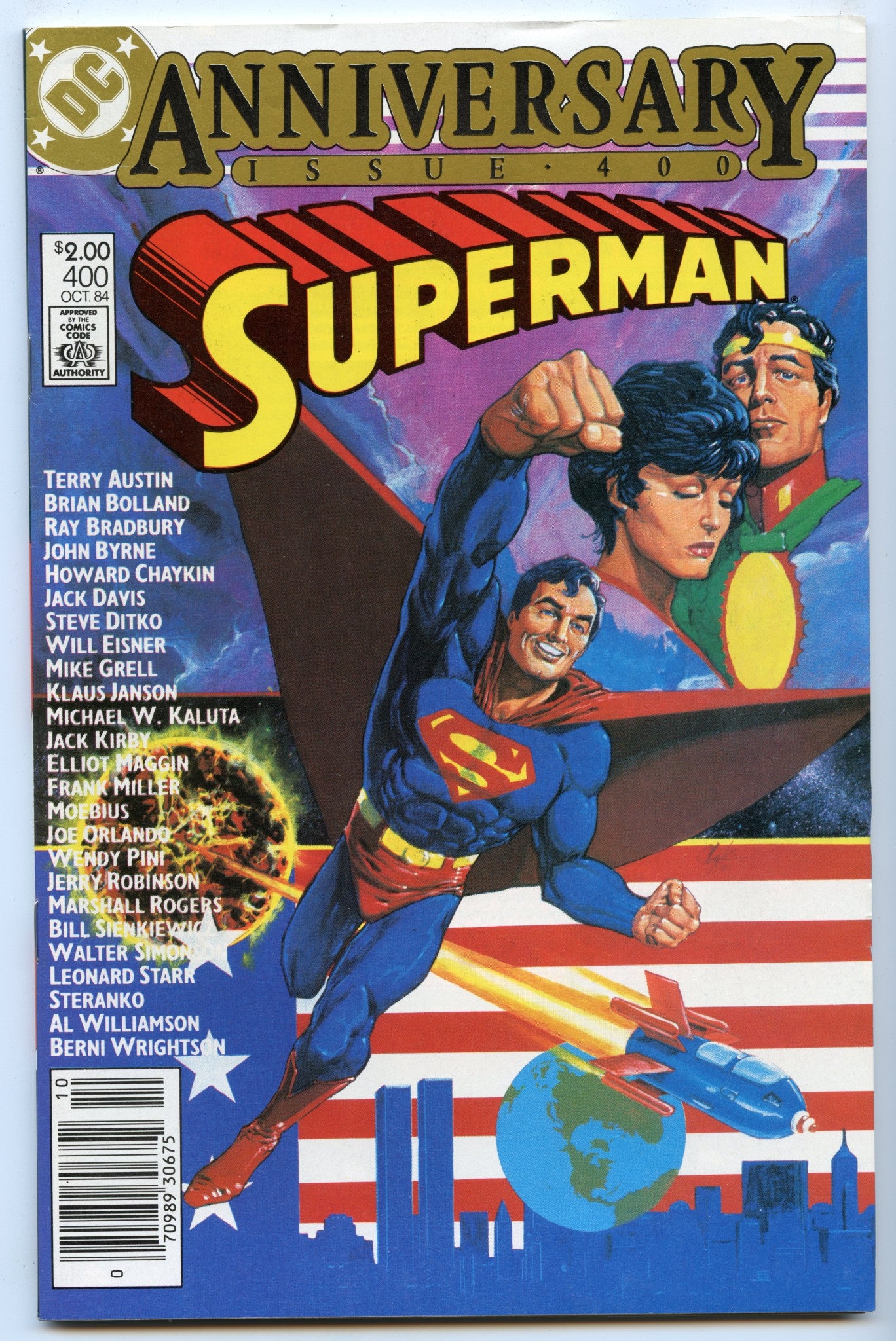 Superman 400 (Oct 1984) NM- (9.2) - CDN Price Variant