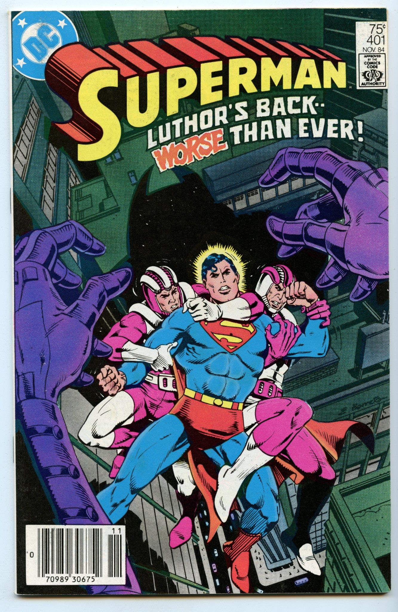 Superman 401 (Nov 1984) VF+ (8.5) - CDN Price Variant