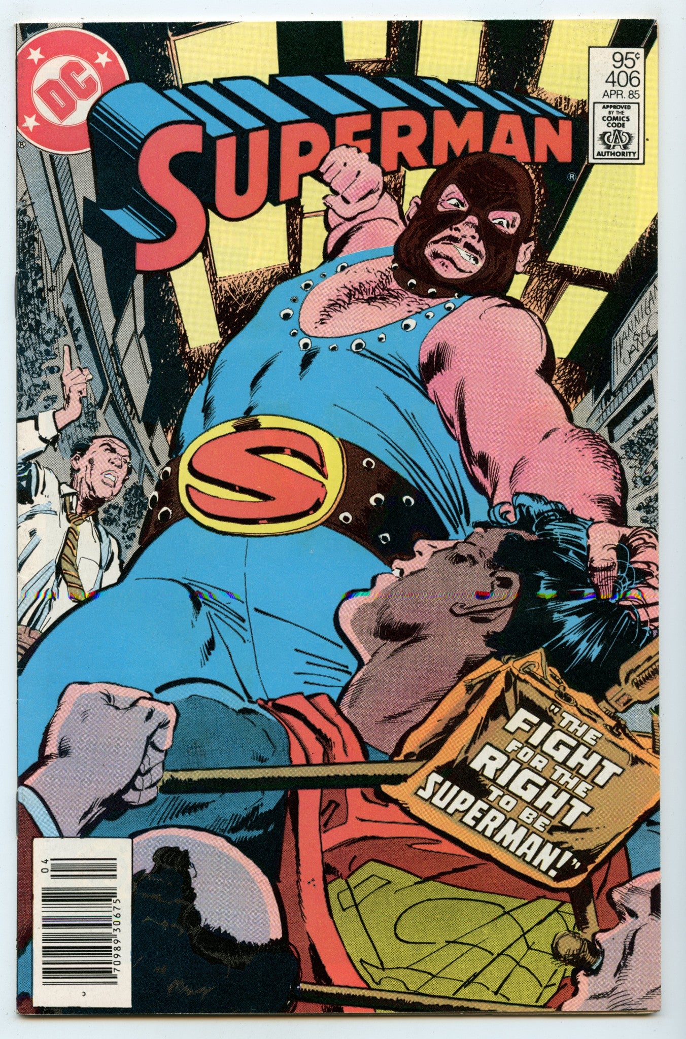 Superman 406 (Apr 1985) NM- (9.2) - CDN Price variant