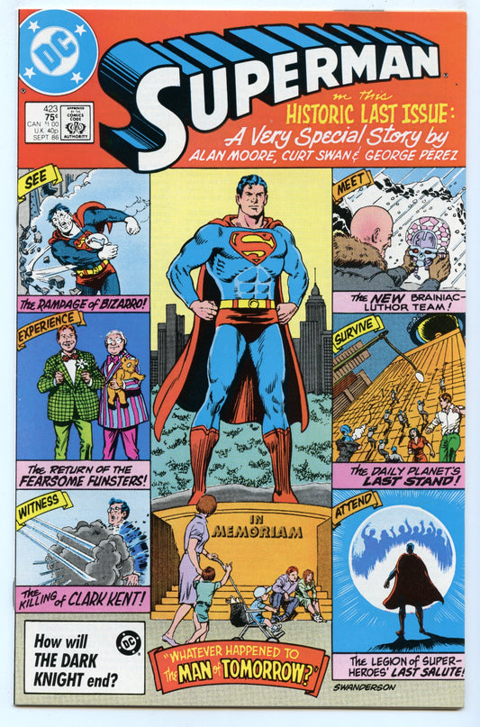 Superman 423 (Sep 1986) NM- (9.2)