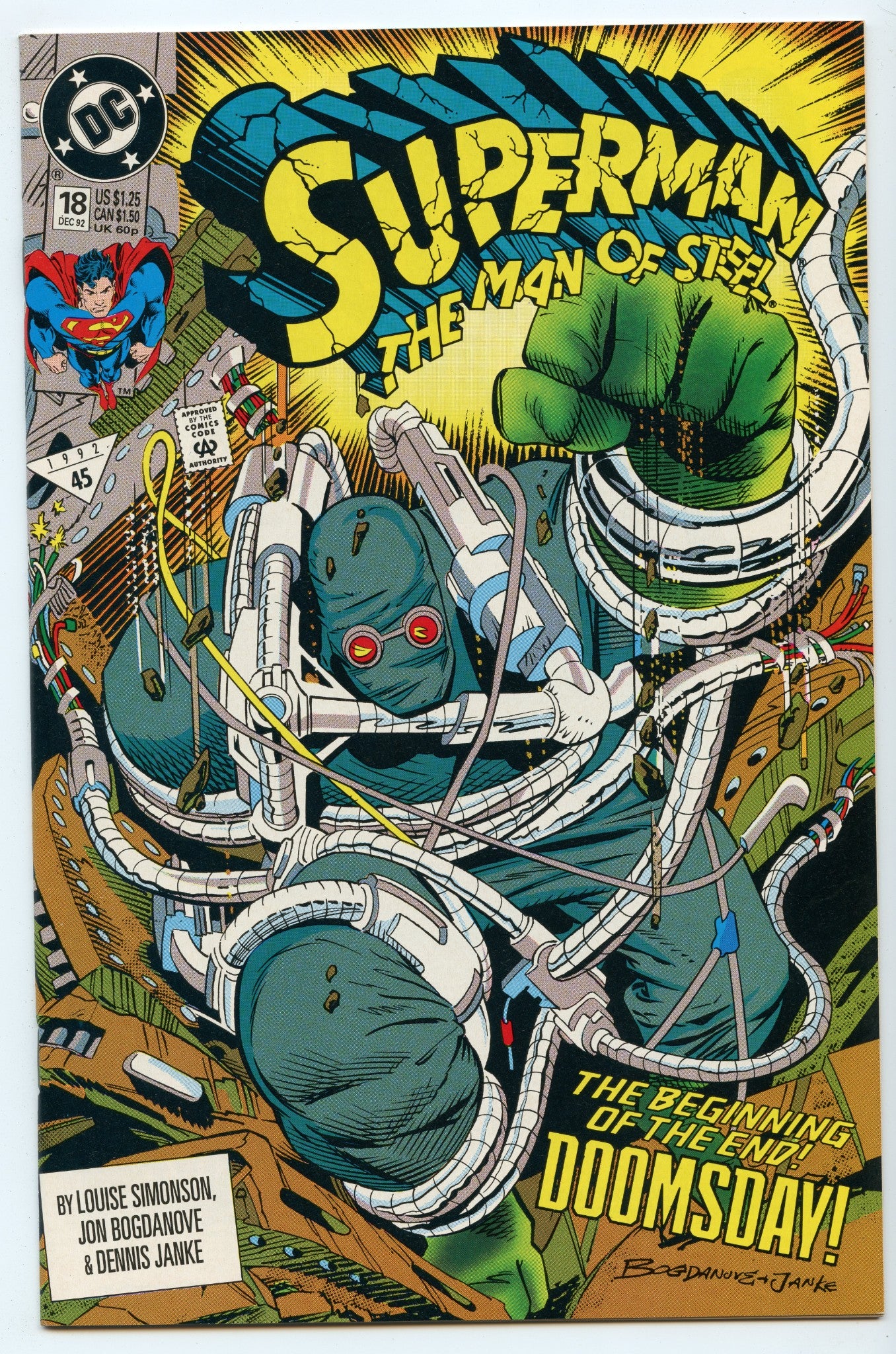 Superman: The Man of Steel 18 (Dec 1992) NM- (9.2)