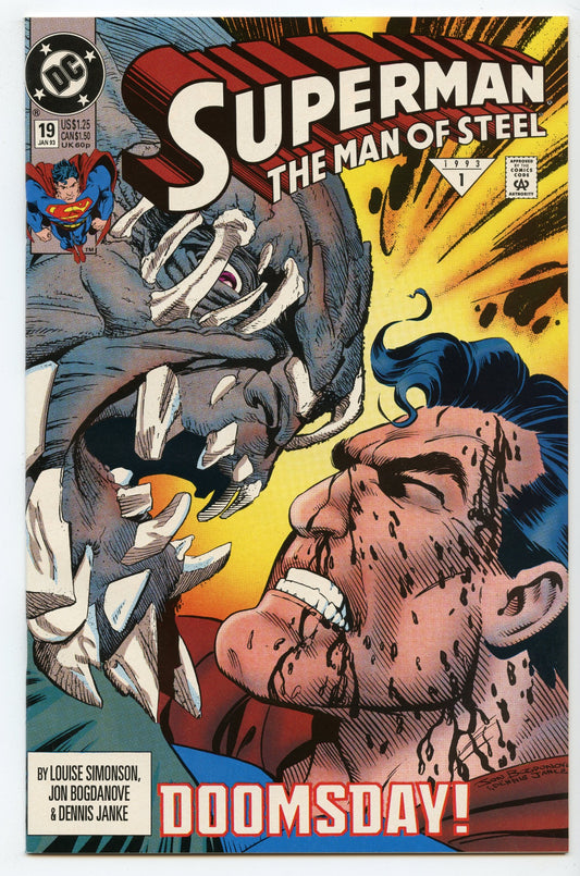 Superman: The Man of Steel 19 (Jan 1993) NM- (9.2)