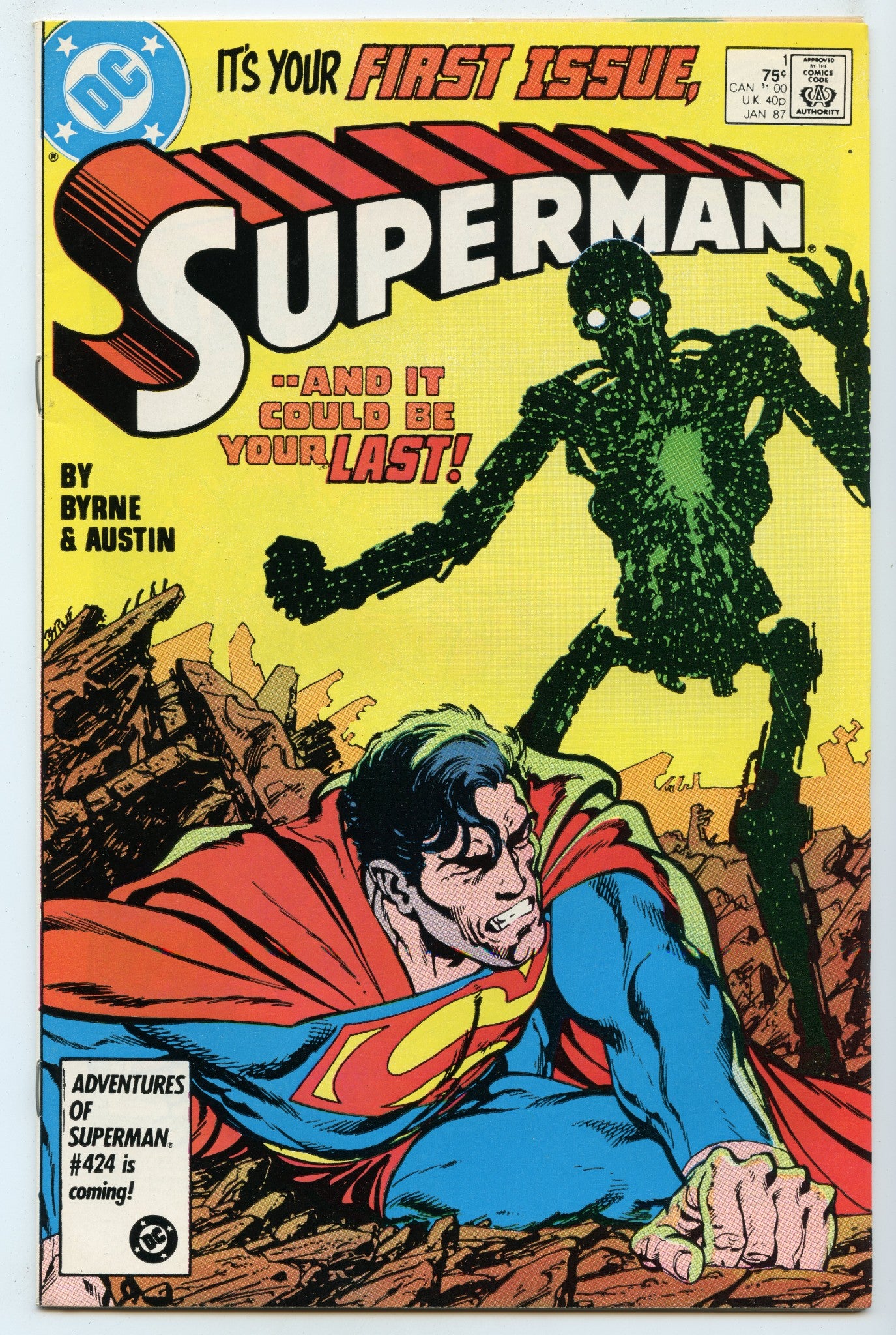 Superman V2 1 (Jan 1987) VF/NM (9.0)