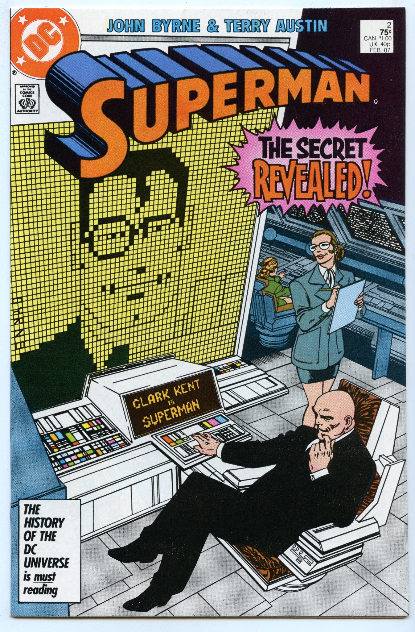 Superman V2 2 (Feb 1987) NM- (9.2)