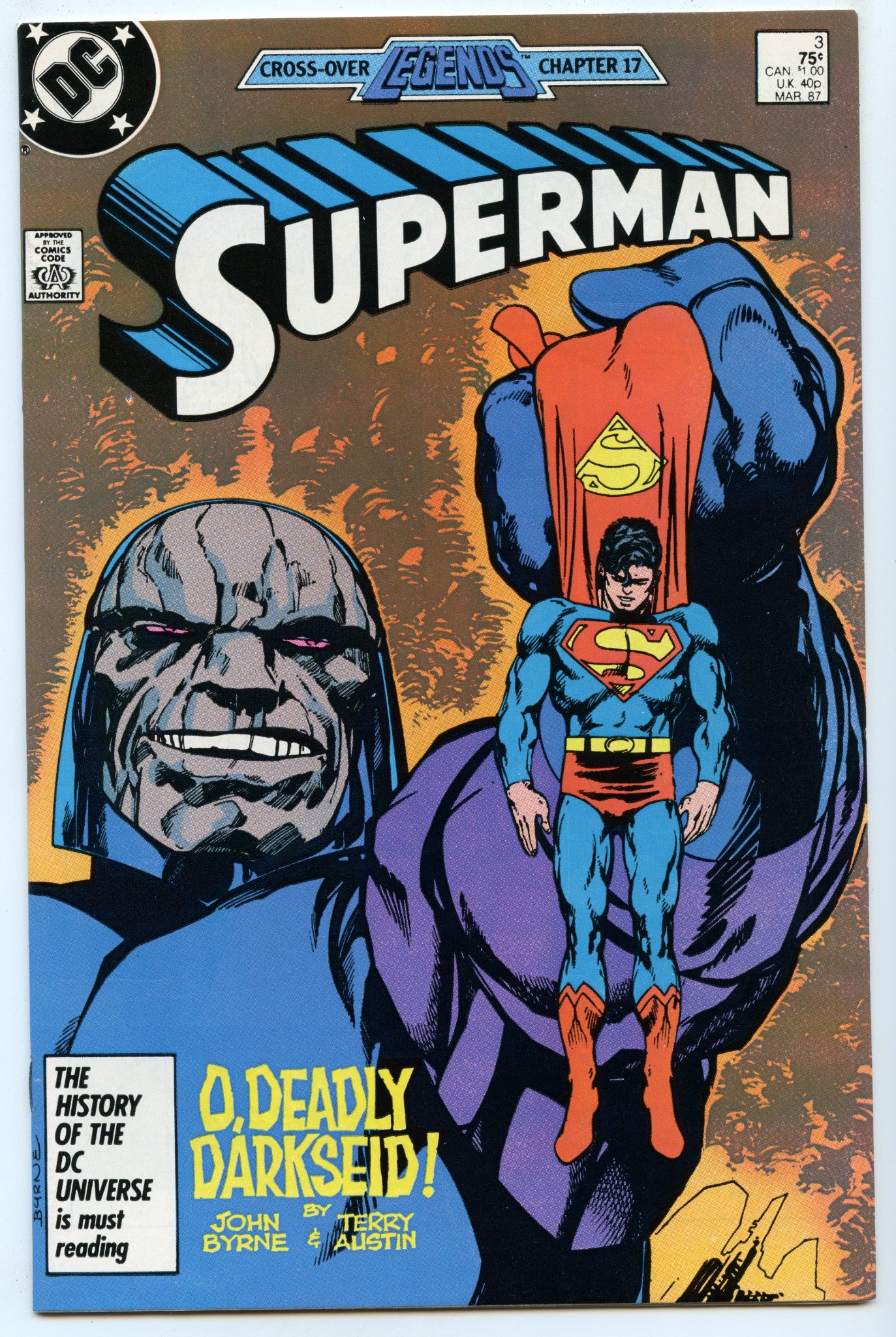 Superman V2 3 (Mar 1987) NM- (9.2)