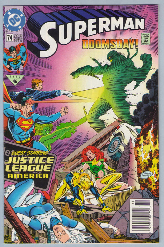 Superman V2 74 (Dec 1992) NM- (9.2)