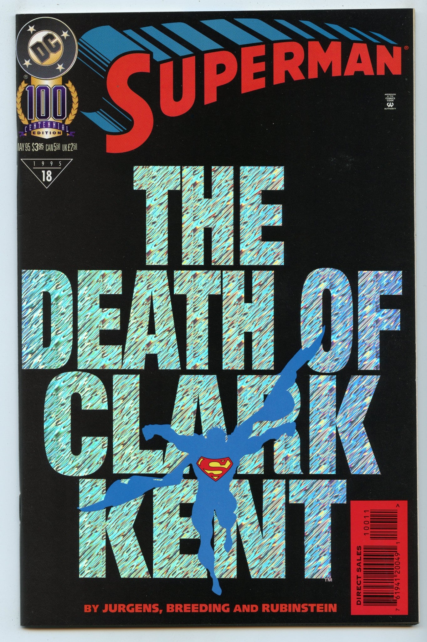 Superman V2 100 (May 1995) NM- (9.2)