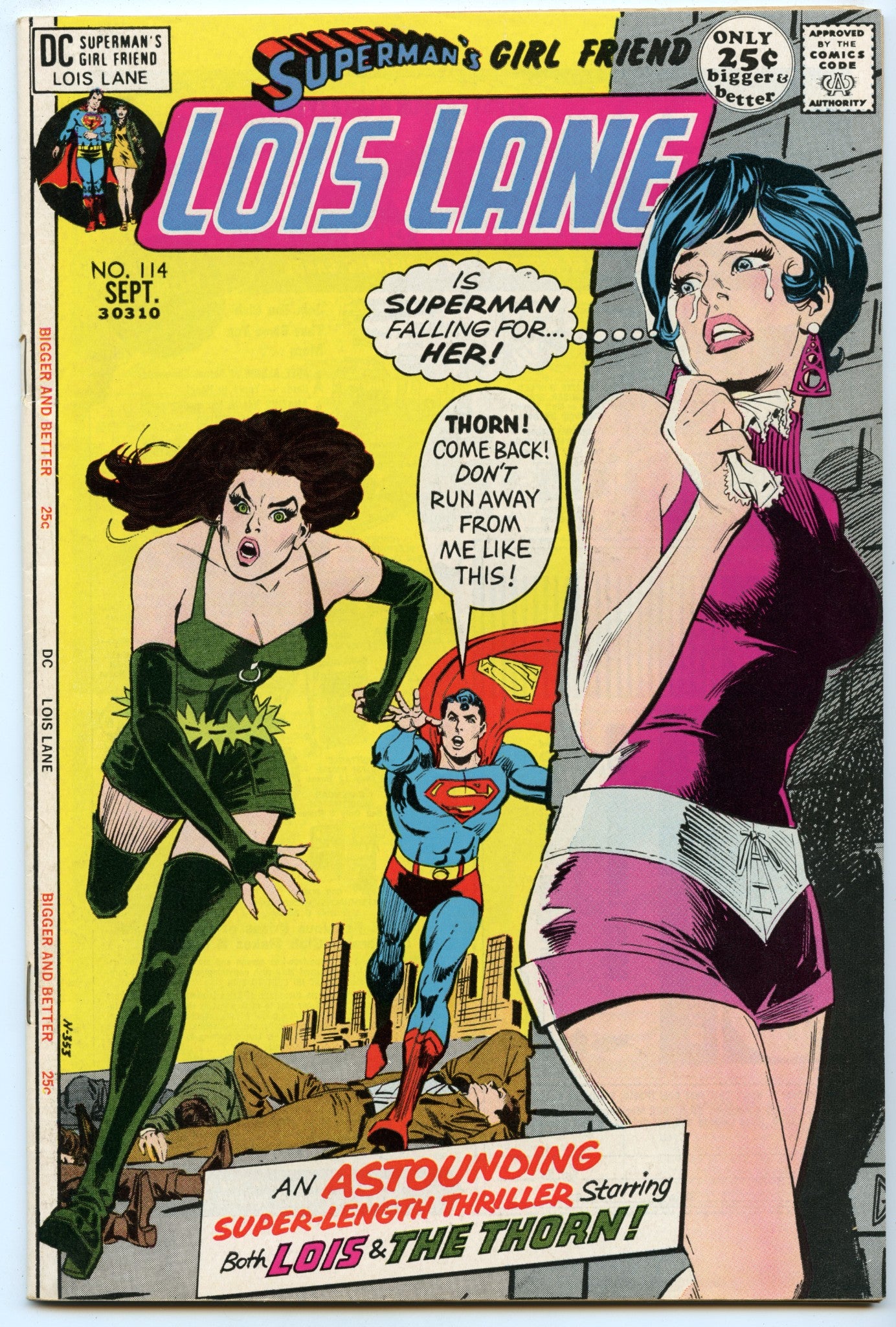 Superman's Girl Friend Lois Lane 114 (Sep 1971) VF+ (8.5)