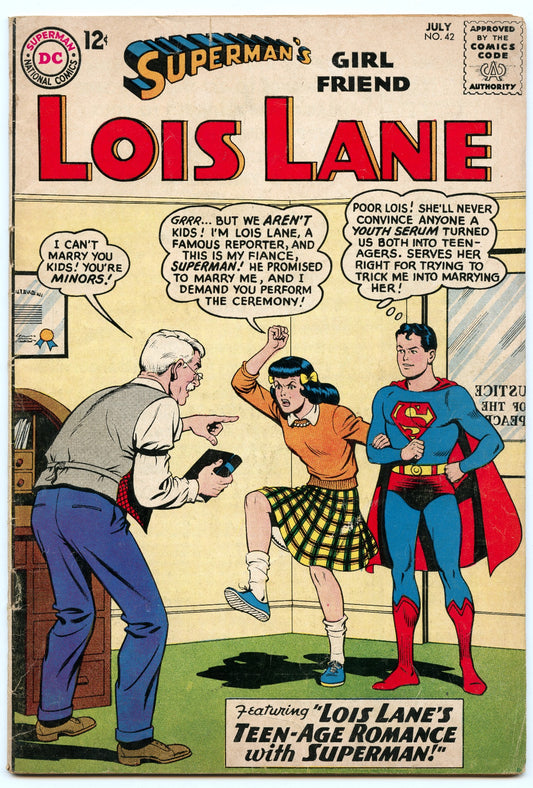 Superman's Girl Friend Lois Lane 42 (Jul 1963) VG- (3.5)