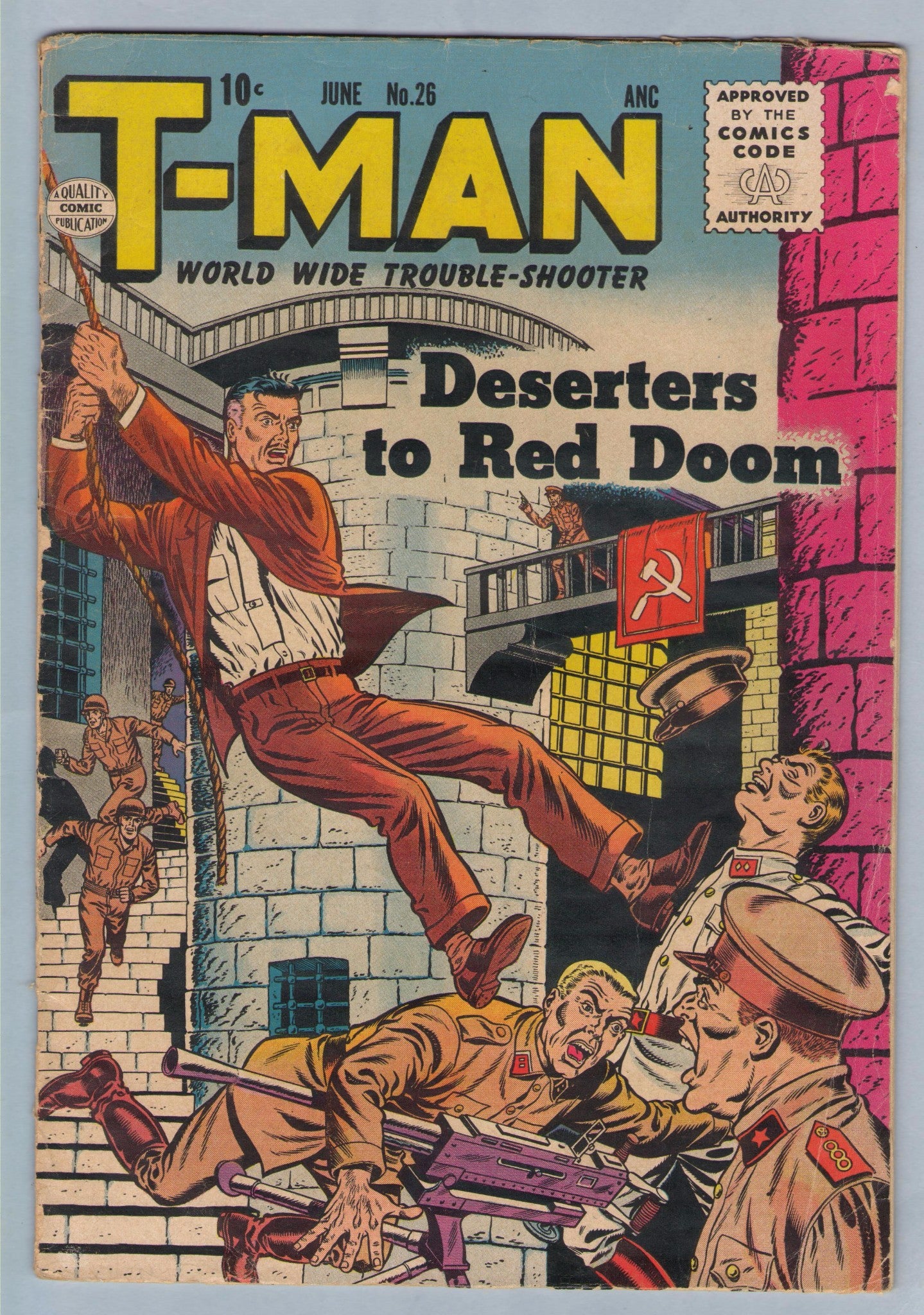 T-Man 26 (Jun 1955) VG- (3.5)