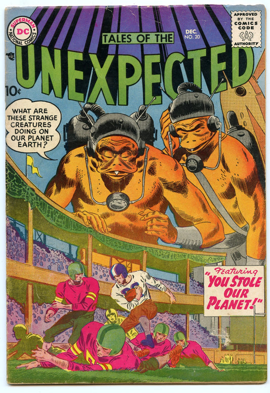 Tales of the Unexpected 20 Dec 1957 VG- (3.5)