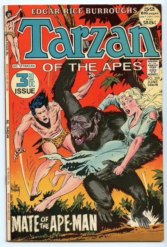 Tarzan 209 (Jun 1972) VF (8.0)