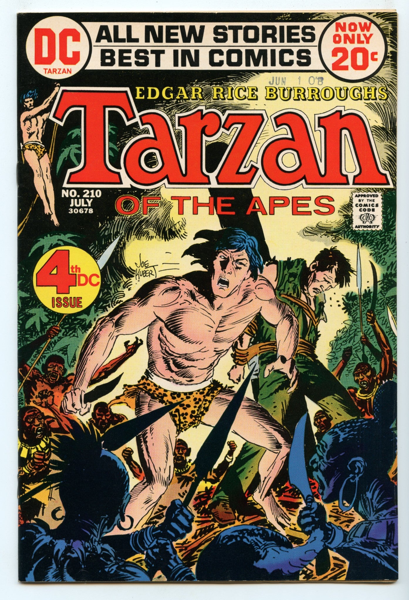 Tarzan 210 (Jul 1972) VF/NM (9.0)