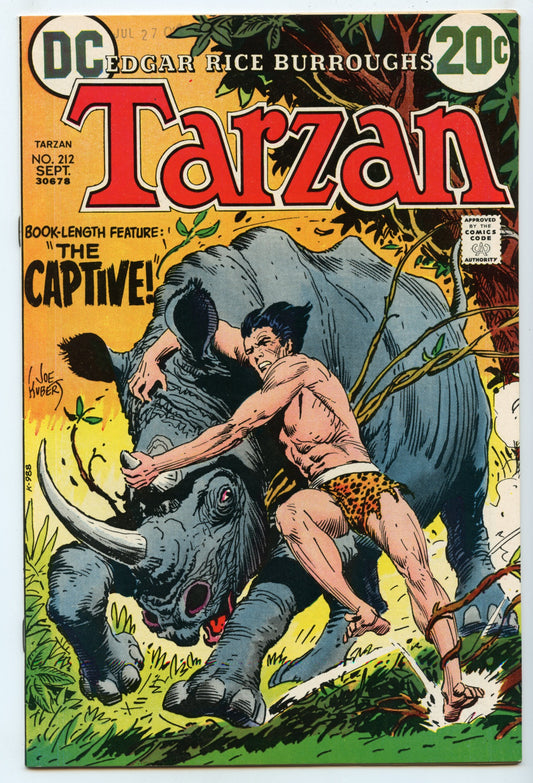 Tarzan 212 (Sep 1972) VF/NM (9.0)