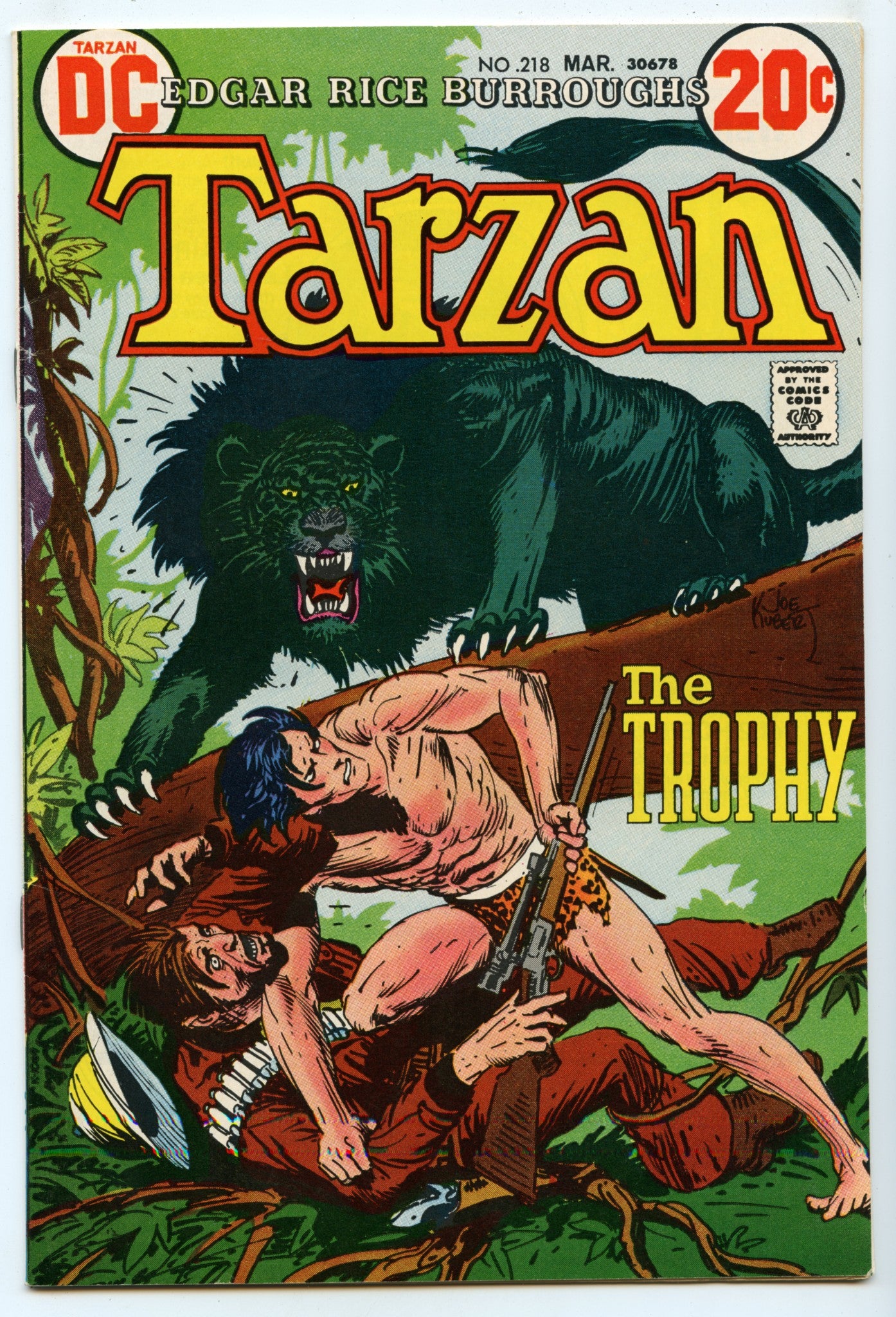 Tarzan 218 (Mar 1973) VF/NM (9.0)