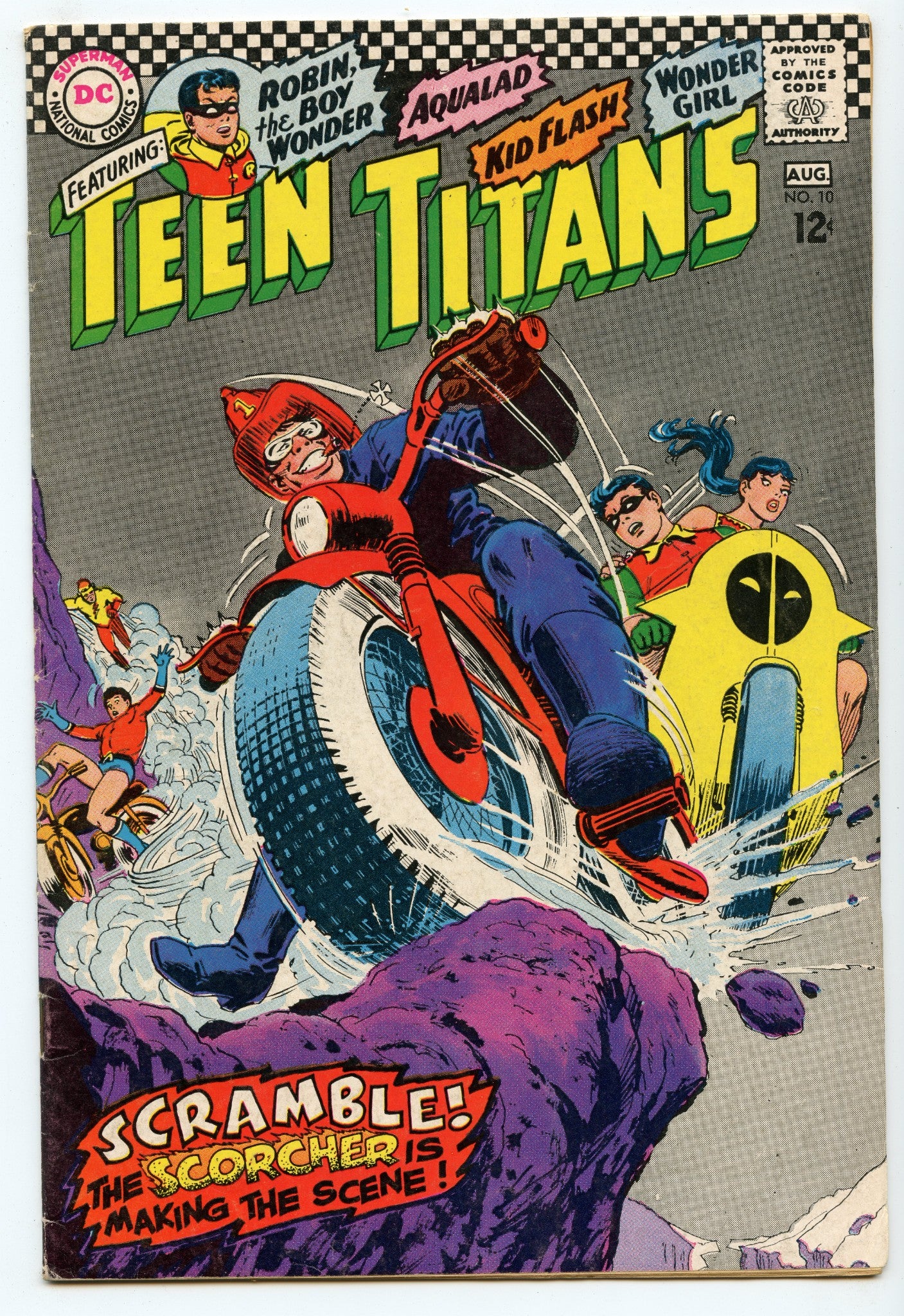 Teen Titans 10 (Aug 1967) VG (4.0)