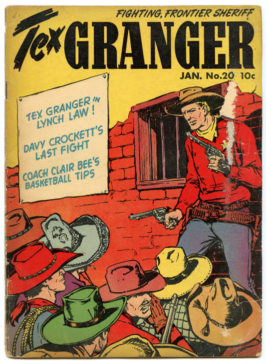 Tex Granger Adventure Magazine 20 (Jan 1949) GD+ (2.5)