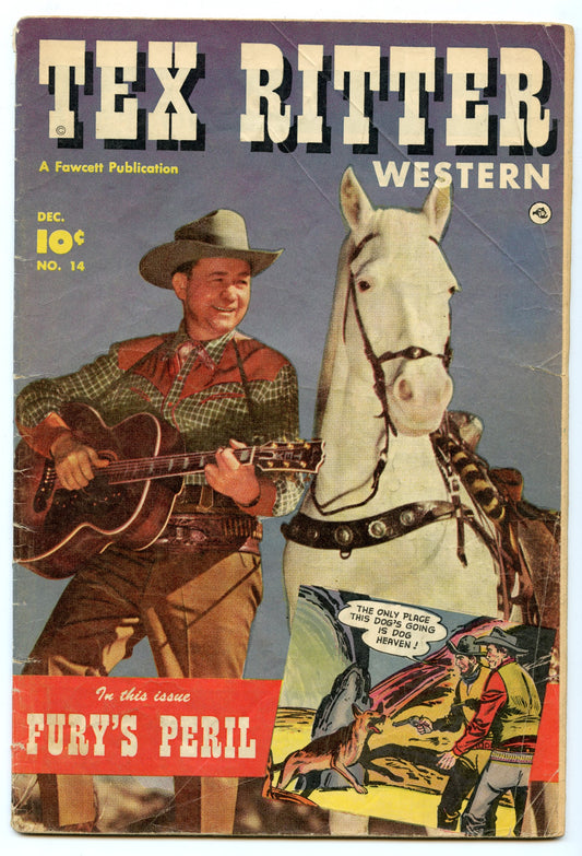 Tex Ritter Western 14 (Dec 1952) GD+ (2.5)