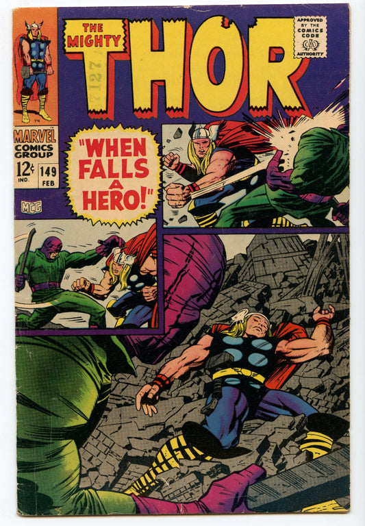 Thor 149 (Feb 1968) VG/FI (5.0)