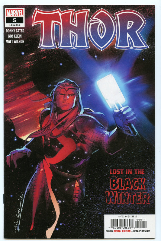 Thor V6 5 (Aug 2020) NM- (9.2) - 1st full appearance Black Winter