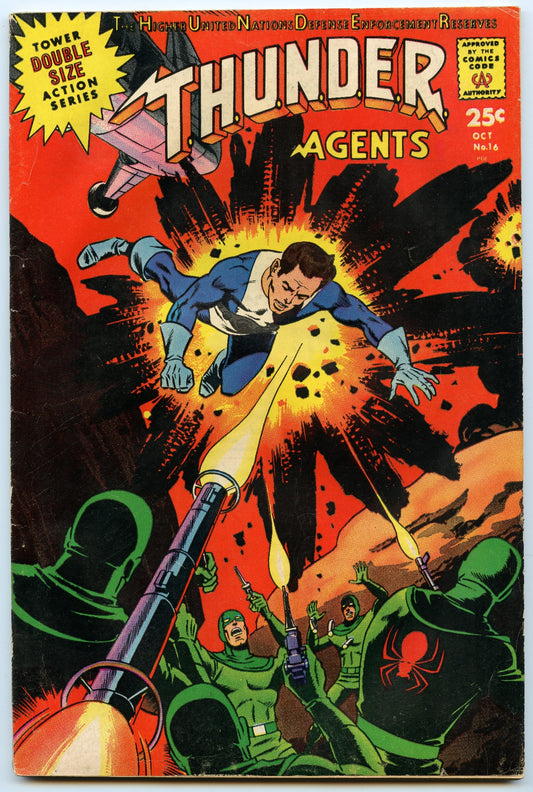 THUNDER Agents 16 (Oct 1967) VG (qualified)