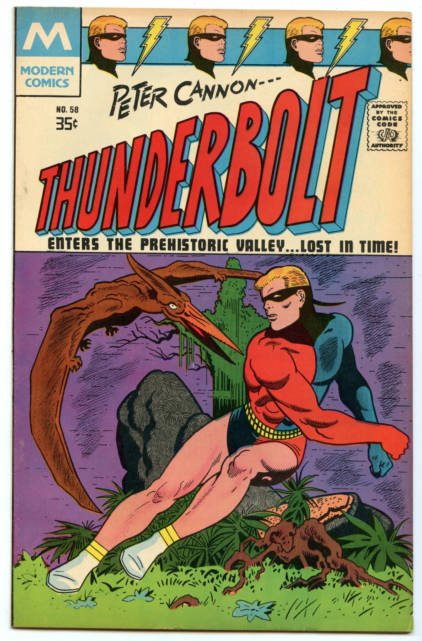 Thunderbolt 58 (1978) VF/NM (9.0) - Modern Reprint