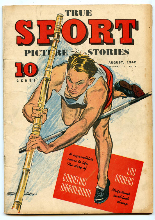 True Sport Picture Stories 8 (Aug 1942) VG+ (4.5)