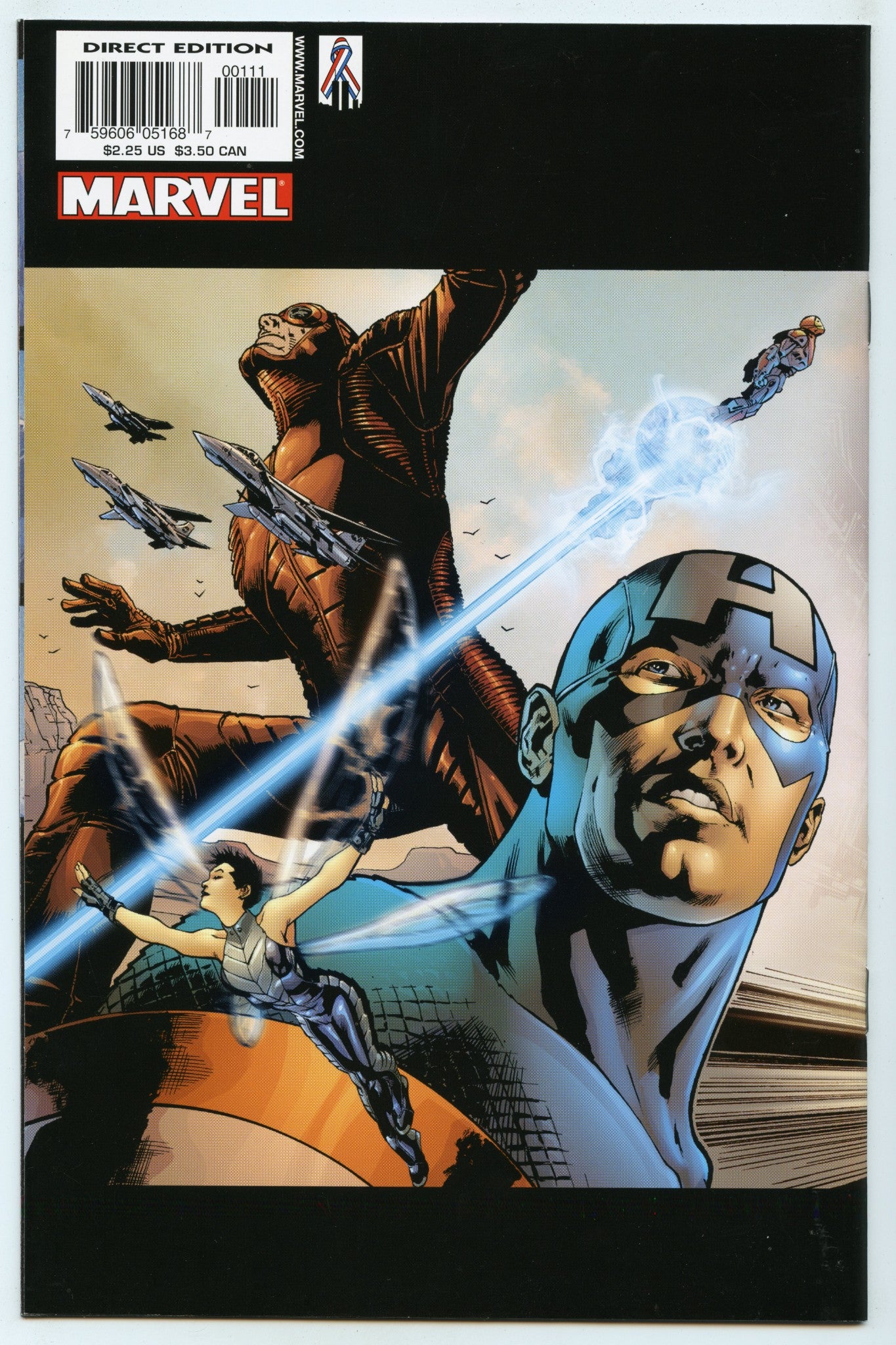 Ultimates 2 (Apr 2002) NM- (9.2) - 1st Nick Fury (modeled after Sam L. Jackson)