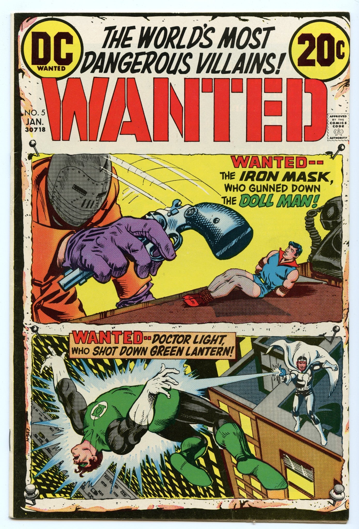 Wanted: the World's Most Dangerous Villains 5 (Jan 1973) VF/NM (9.0)