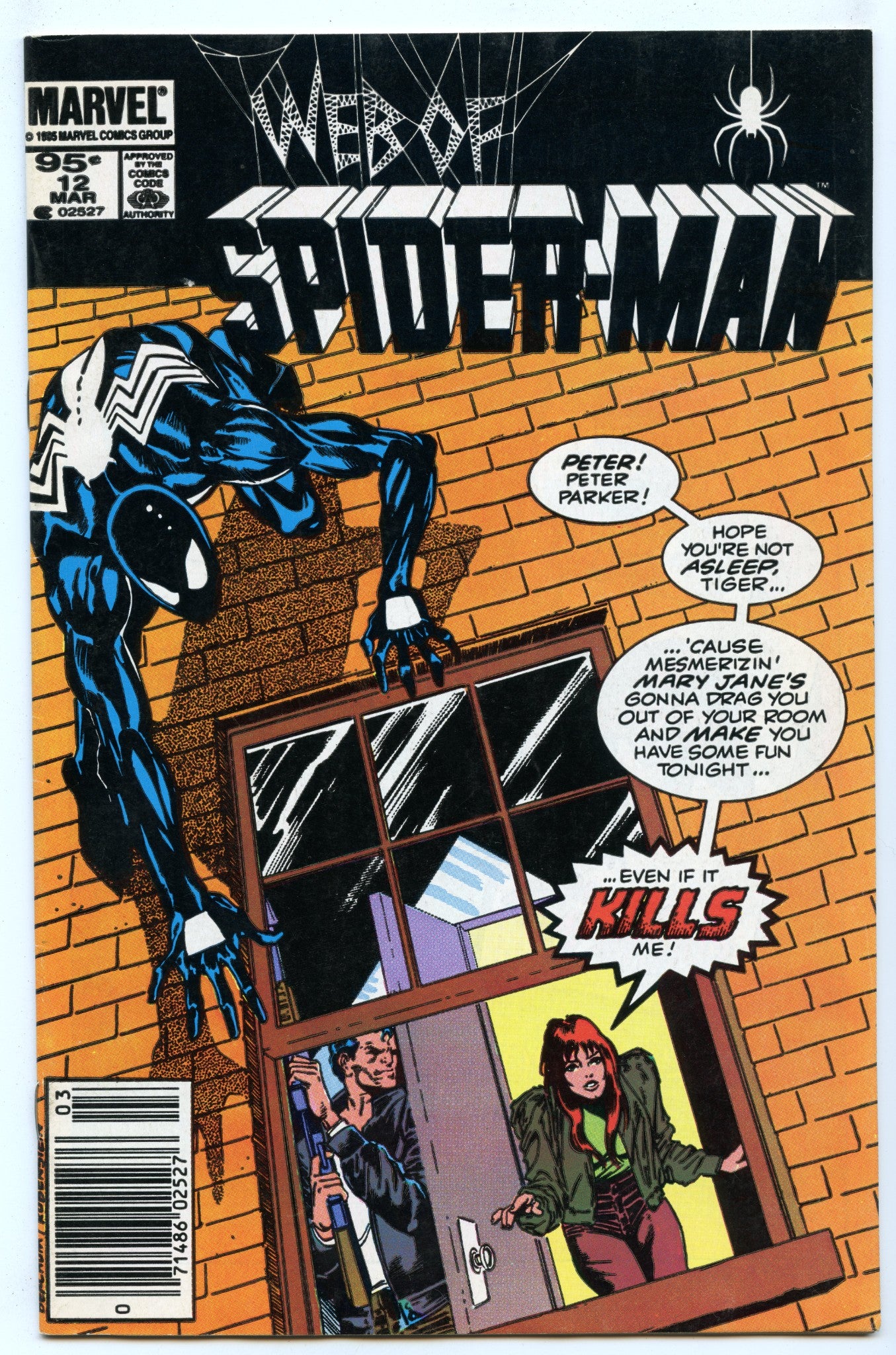 Web of Spider-Man 12 (Mar 1986) NM- (9.2) - CDN price variant