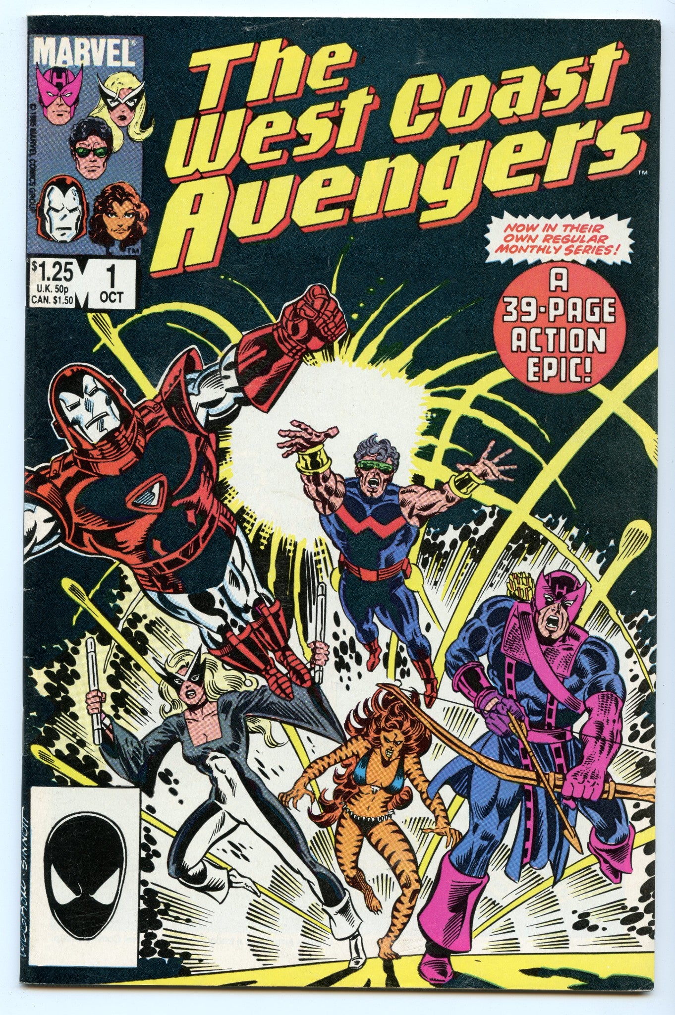 West Coast Avengers 1 (Oct 1985) FI- (5.5)