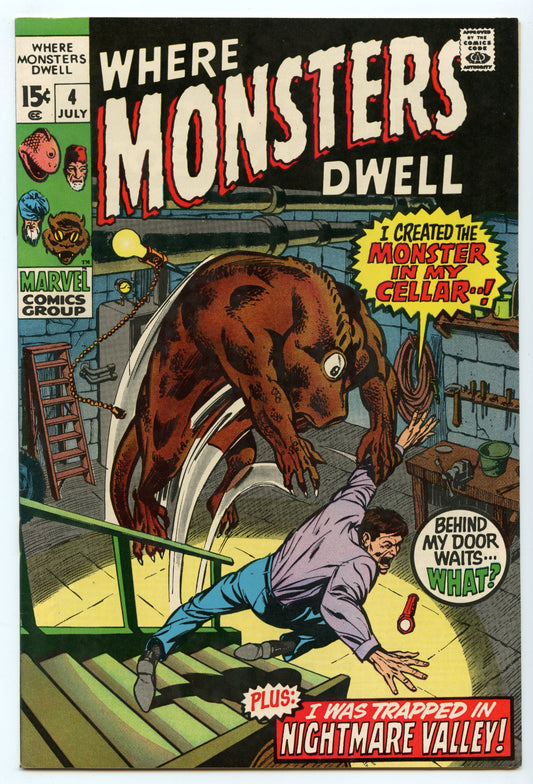 Where Monsters Dwell 4 (Jul 1970) NM- (9.2)