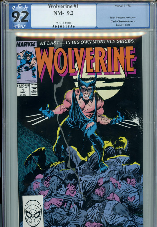 Wolverine 1 (Nov 1988) PGX (9.2)