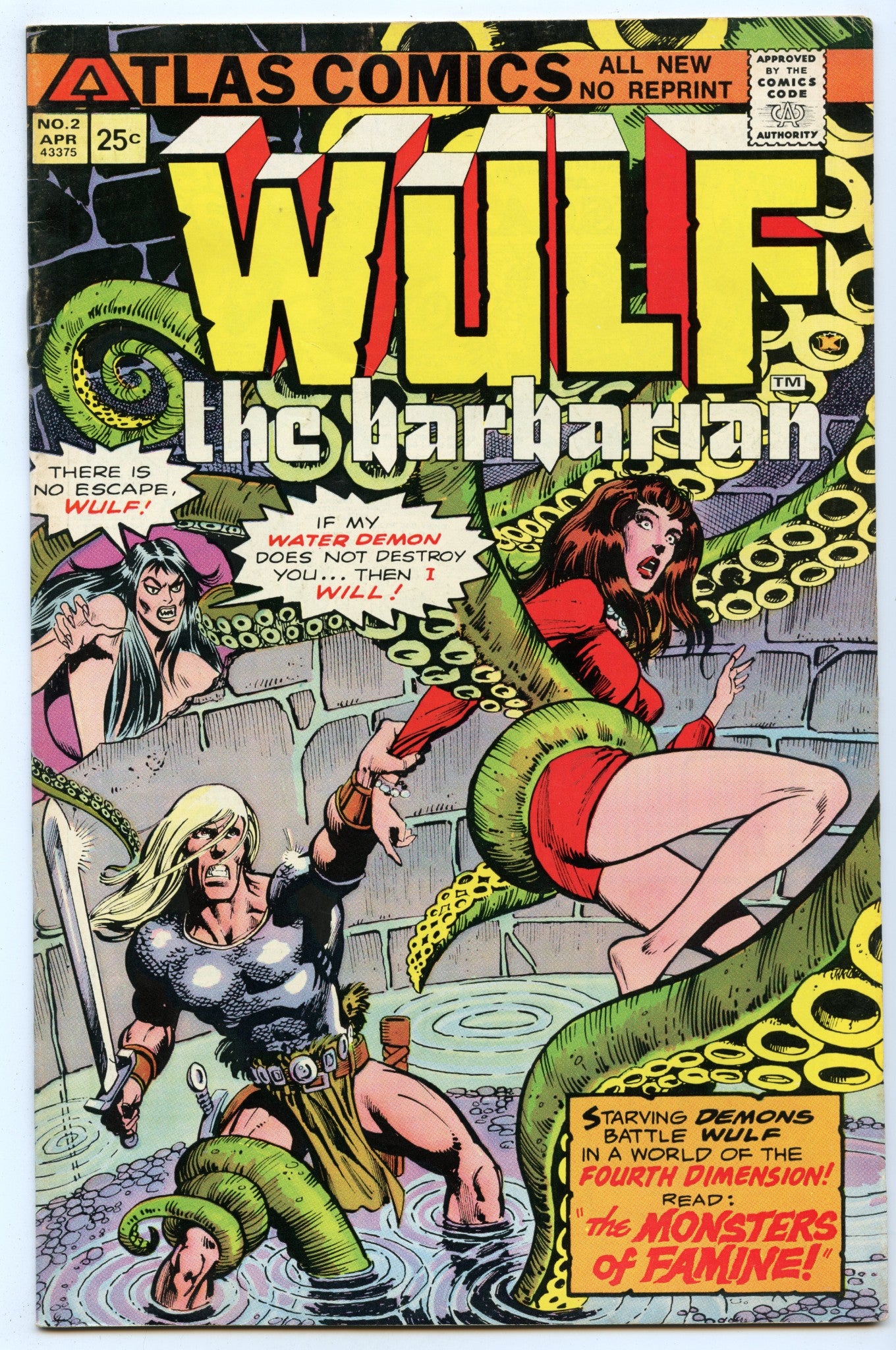 Wulf the Barbarian 2 (Apr 1975) FI (6.0)