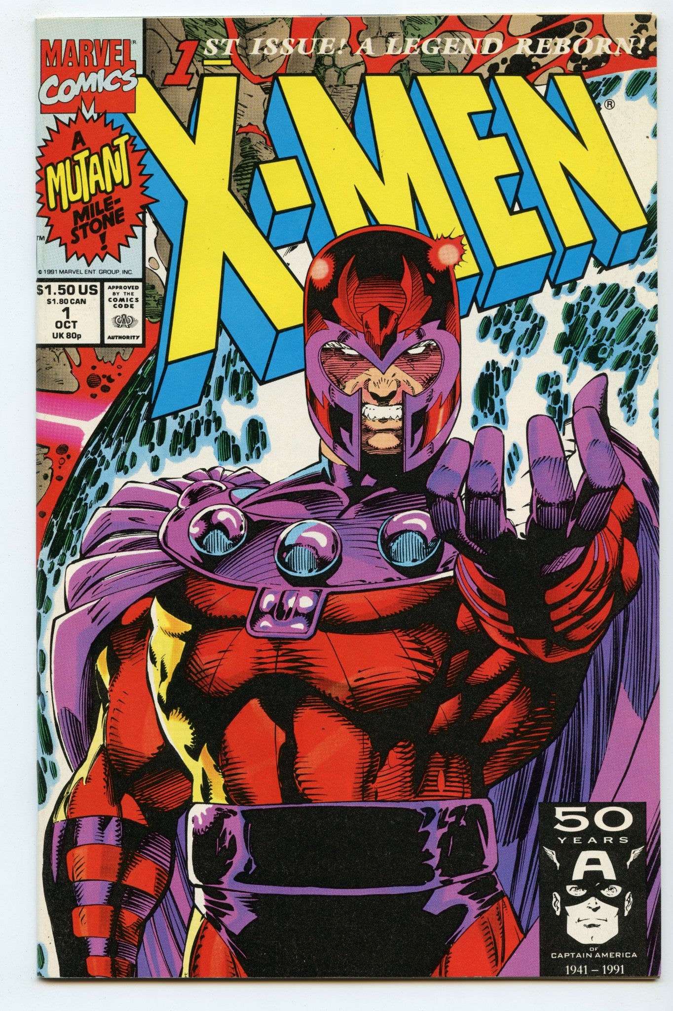 X-Men 1 (Oct 1991) NM- (9.2) - Cover D