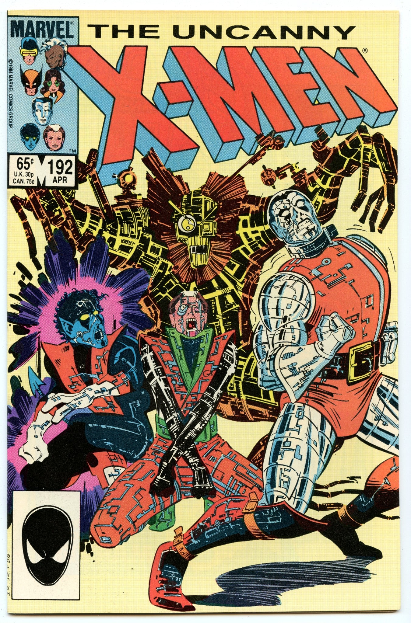 Uncanny X-Men 192 (Apr 1985) NM- (9.2)