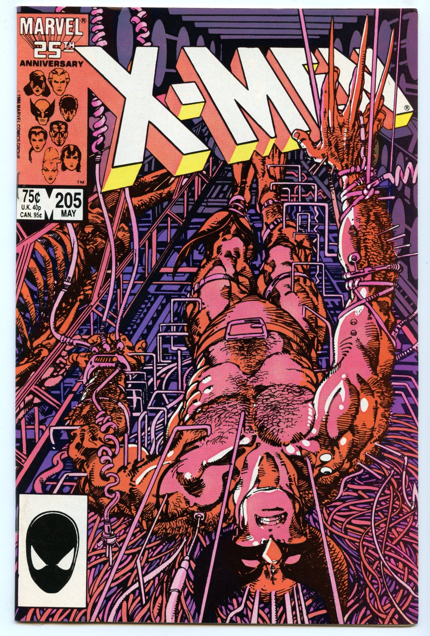 Uncanny X-Men 205 (May 1986) NM- (9.2)