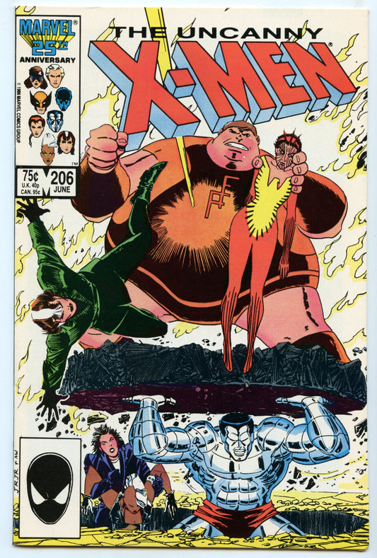 Uncanny X-Men 206 (Jun 1986) NM- (9.2)