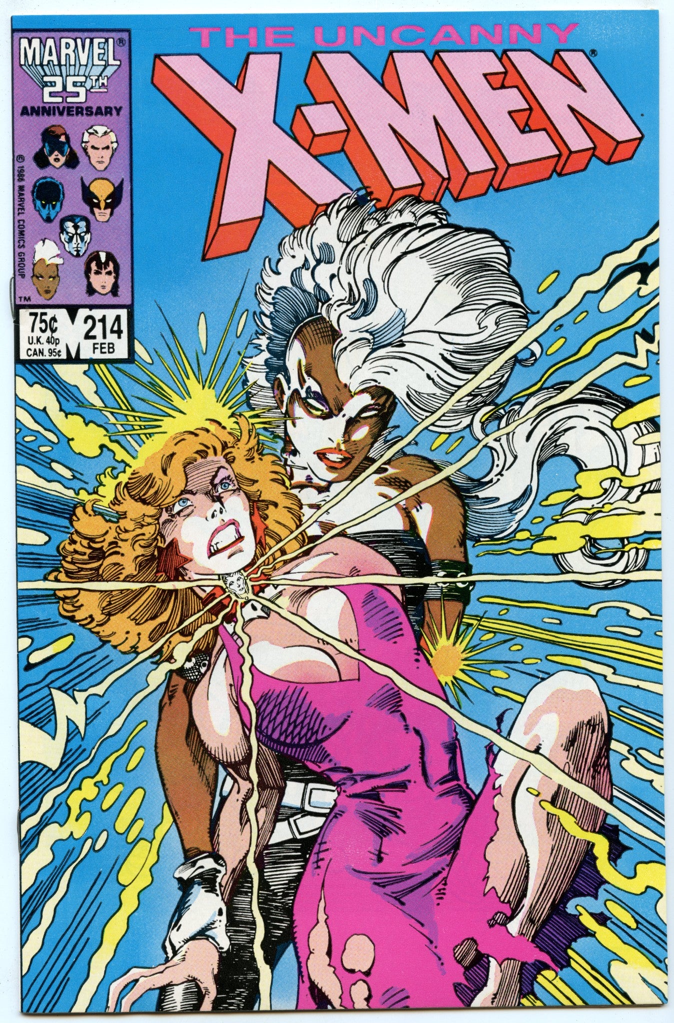 Uncanny X-Men 214 (Feb 1987) NM- (9.2)