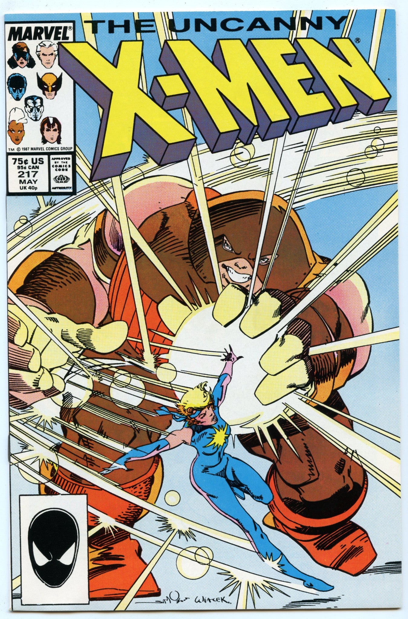 Uncanny X-Men 217 (May 1987) NM- (9.2)