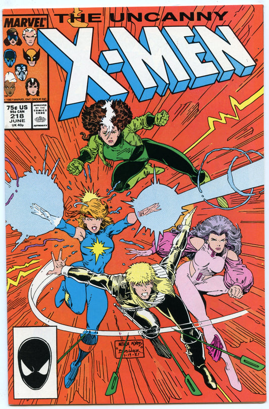 Uncanny X-Men 218 (Jun 1987) NM- (9.2)