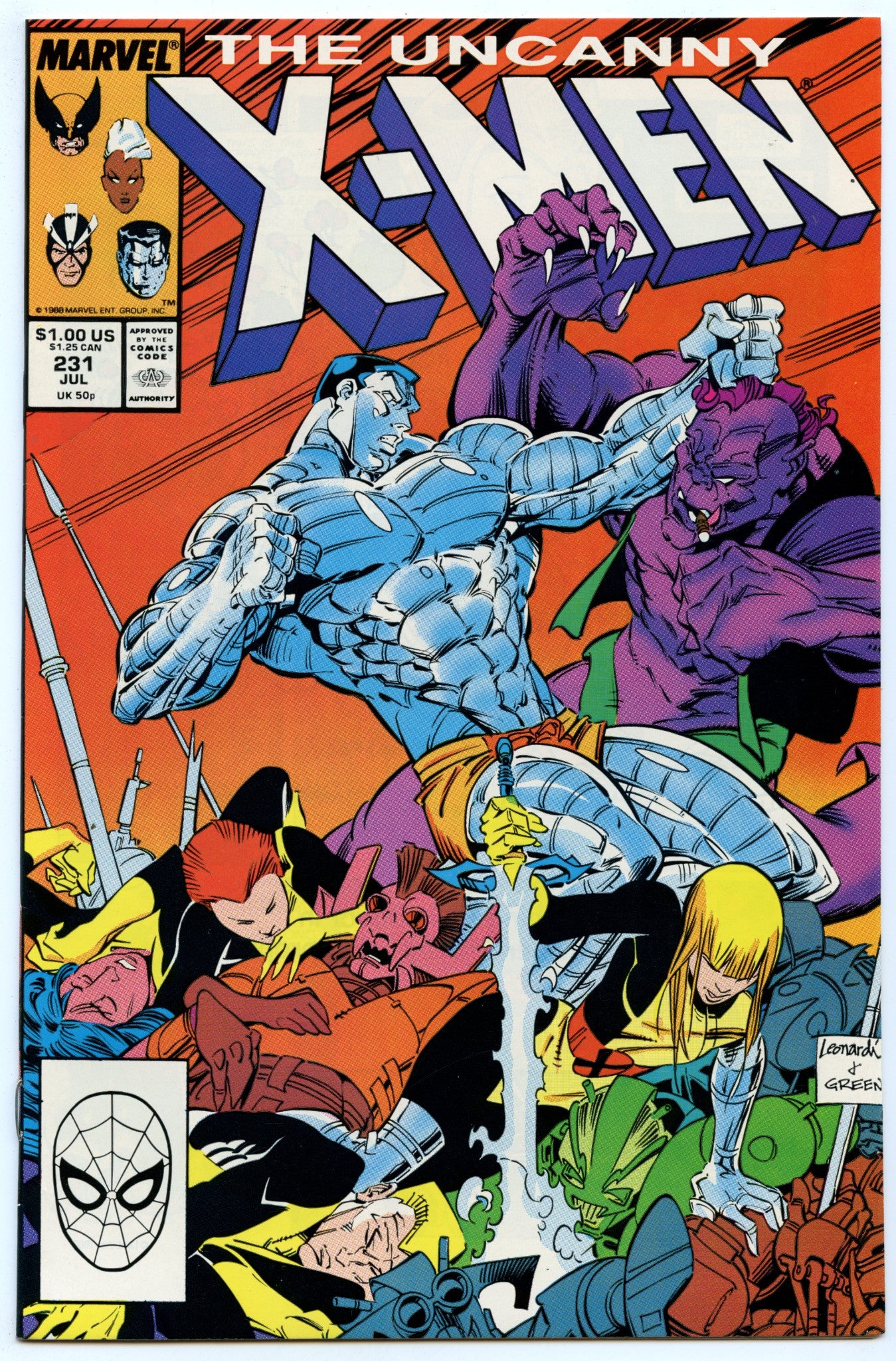 Uncanny X-Men 231 (Jul 1988) NM- (9.2)